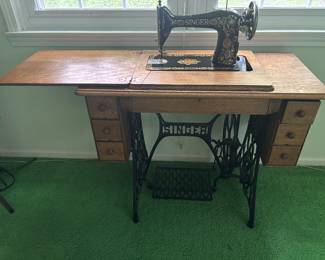 Antique Singer sewing machine