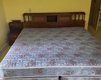 King sized bed and frame