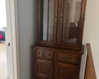 Hall curio cabinet