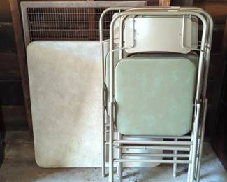 Samsonite Futura Folding Card Table and 2 Chairs