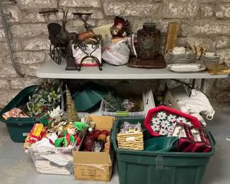 Mystery Lot Of Christmas Decor