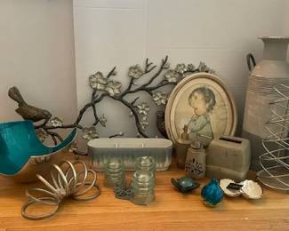 Blue, Silver,  Beige Decor