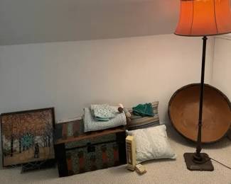 Brown and Blue Decor