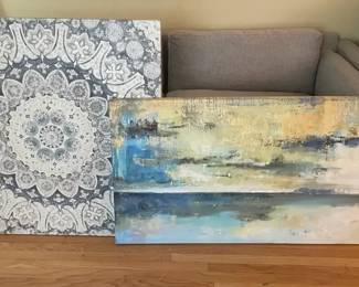 Two ModernContemporary Canvas Prints