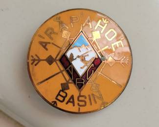 Vintage Arapahoe Basin pin