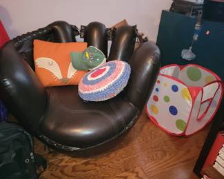 Baseball glove chair