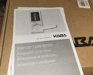 Commercial electronic door lock