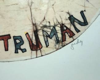 Judy Cappleman Harry Truman batik