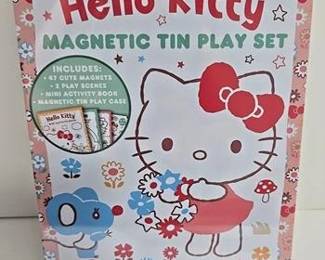 Hello Kitty Magnetic Tin Play Set
