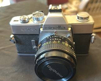 vintage Minolta SR-T 101 35mm SLR film camera 