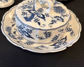 Blue Danube Covered Butter Dish