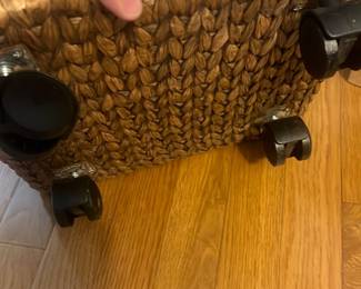happimess Chett hand-woven hyacinth storage bin