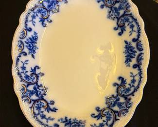 Blue-Gold Porcelain Serving Platter