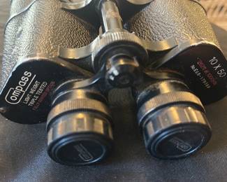 vintage Tasco 10x50 binoculars