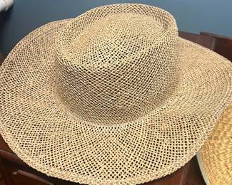 vintage Texace mens straw fedora