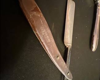 vintage straight razor