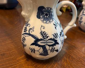 Blue Danube Blue & White Pitcher
