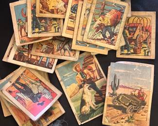 1951 Post Cereal Hopalong Cassidy Wild West trading cards