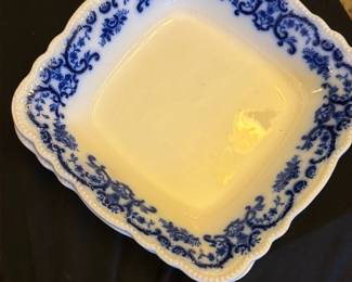 Blue Transferware Cup & Saucer