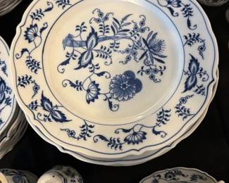 Blue Onion Porcelain Dinner Plate