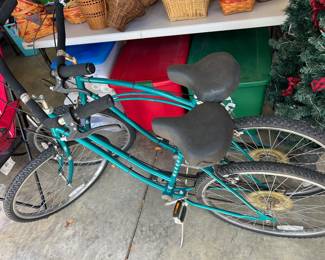 His & Hers 1990s Murray Beach Comber cruiser bicycles
