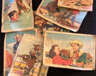 1951 Post Cereal Hopalong Cassidy Wild West trading cards