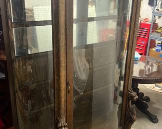 antique Victorian china cabinet