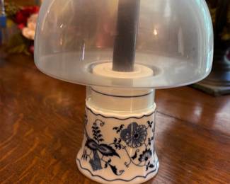 Blue Danube Porcelain Candle Lamp