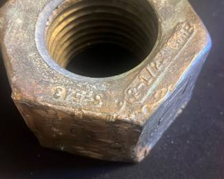  large heavy hex nut