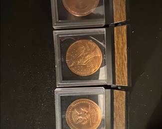 bronze presidential coins