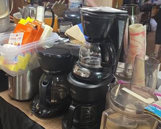 Mr. Coffee Cup and Cup Coffee Makers