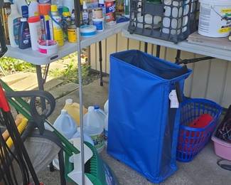 Assorted Household Cleaning and Maintenance Supplies
