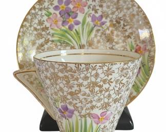 Vintage Phoenix Bone China Teacup and Saucer Set