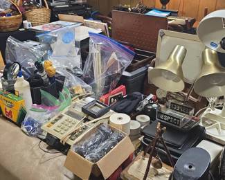Assorted Office Supplies, Craft Supplies, and Media Lot
