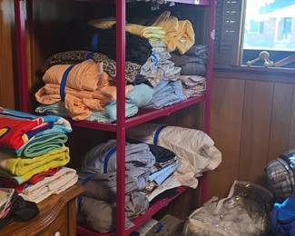Assorted Blankets and Linens