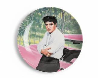 Elvis Presley At the Gates of Graceland Collector Plate by Delphi