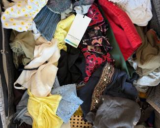 women's closet estate sale  - clothing, shoes, accessories, vintage clothing