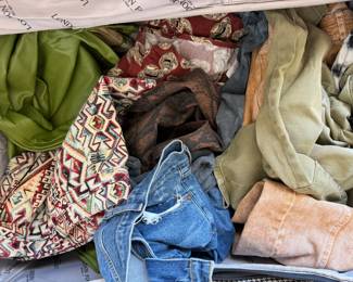 women's closet estate sale  - clothing, shoes, accessories, vintage clothing