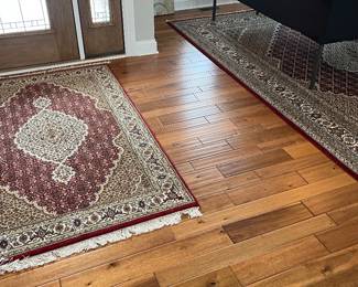 Mahi rugs - small is 3x5ft, large is 8x9ft