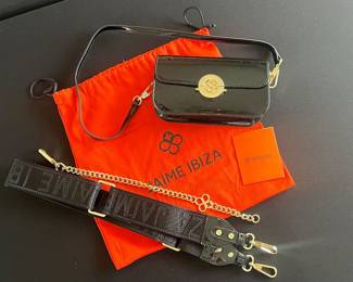 Jamie Ibiza black and gold purse