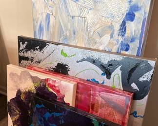 Abstract Style Canvas Paintings by Reed