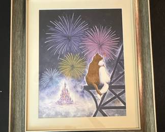 Martin Hsu Aristocats In Love Limited Edition Disney Print
