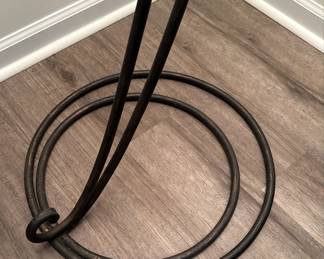 Rustic Style Studio Crafted Sculptural Floor Lamp with Ceramic Vase Body