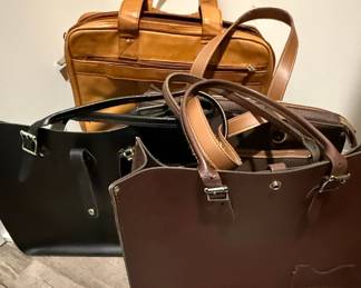 Leather Briefcase and Tote Collection