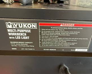 Yukon 48 in. Multi-Purpose Workbench with LED Light