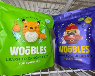 The Woobles Crochet Kits (Felix the Fox & Hazel the Nutcracker)