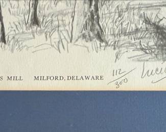 Abbott's Mill Milford Delaware Limited Edition Print