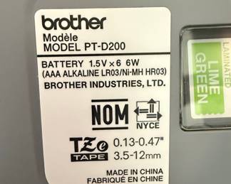 Brother P-Touch Label Maker Bundle (PT-D200 and PT-1890)