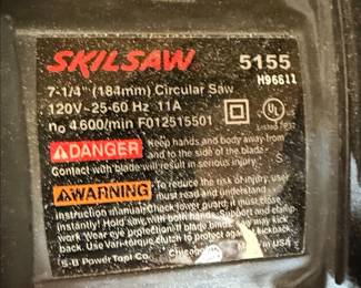 Skilsaw Legend Model 5155 Circular Saw