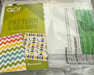 AccuQuilt GO! Big Electric Fabric Cutter Starter Set (55500) with Die Catcher